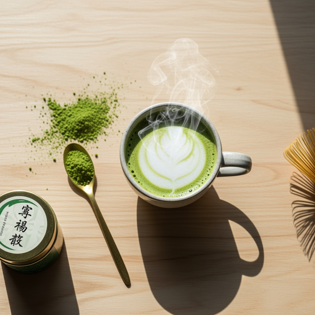 Hot Matcha Latte: How to Make It Without a Whisk