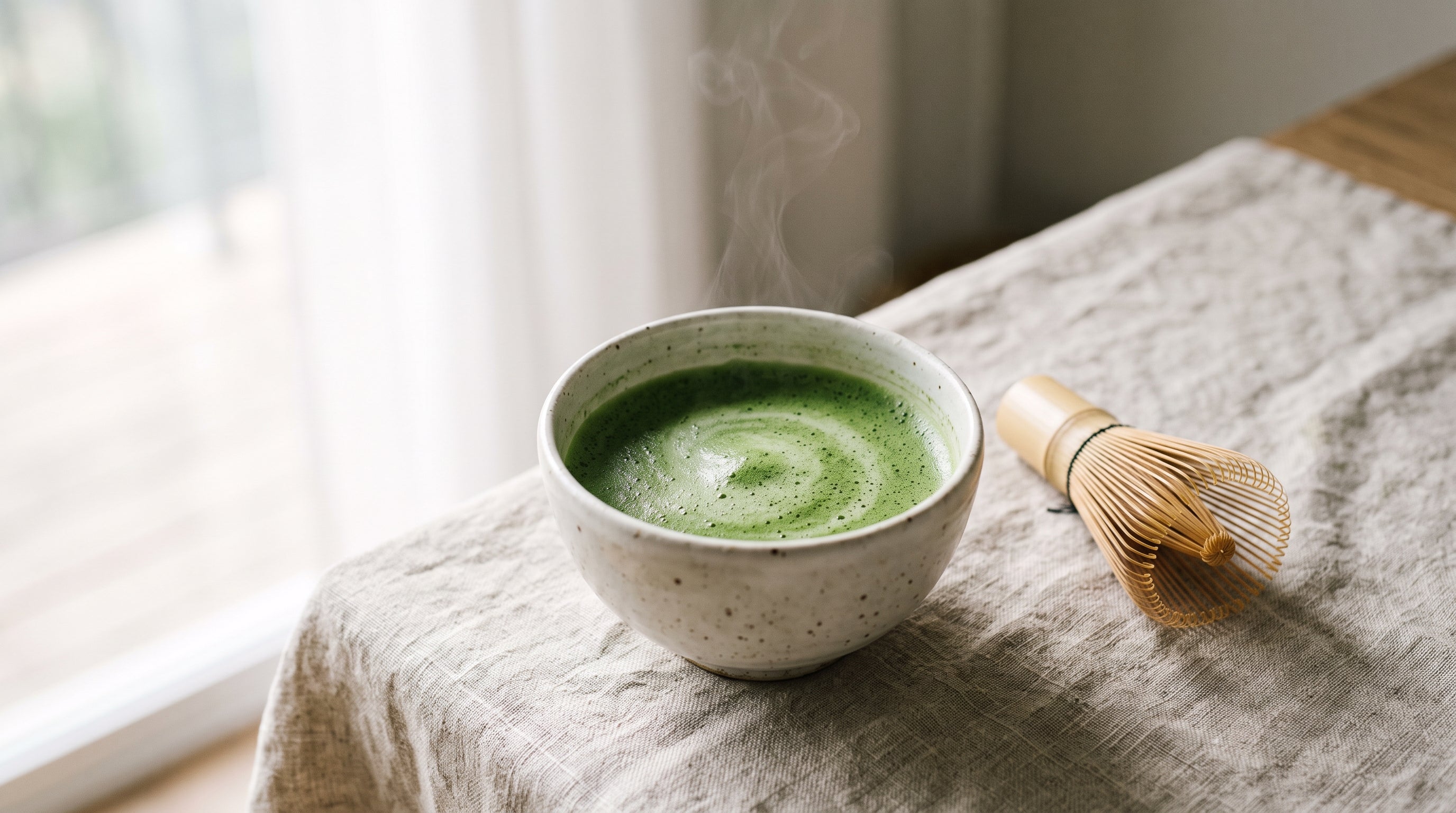 Hot Matcha Latte: How to Make It Without a Whisk