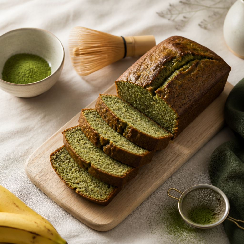 Matcha Banana Bread: Moist, Green, and Ridiculously Good