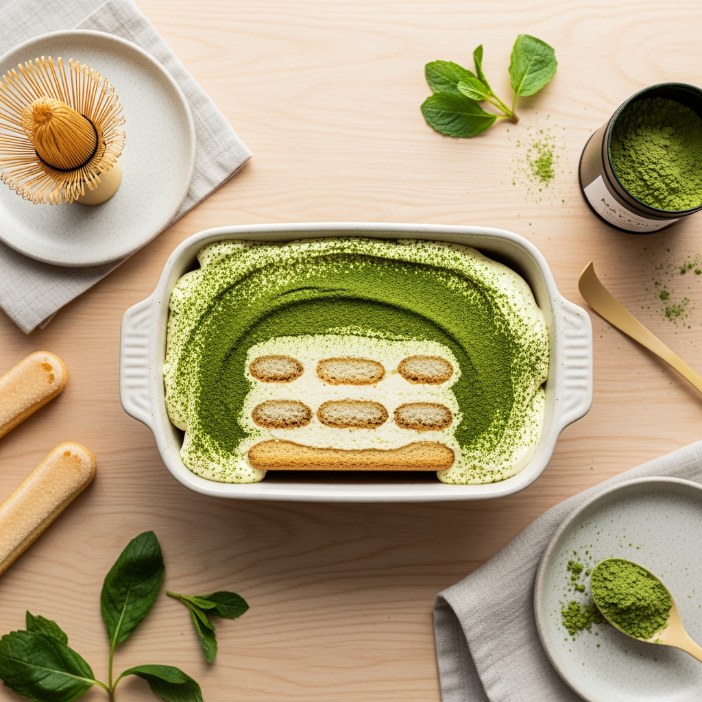 Matcha Tiramisu: A Japanese Twist on the Italian Classic