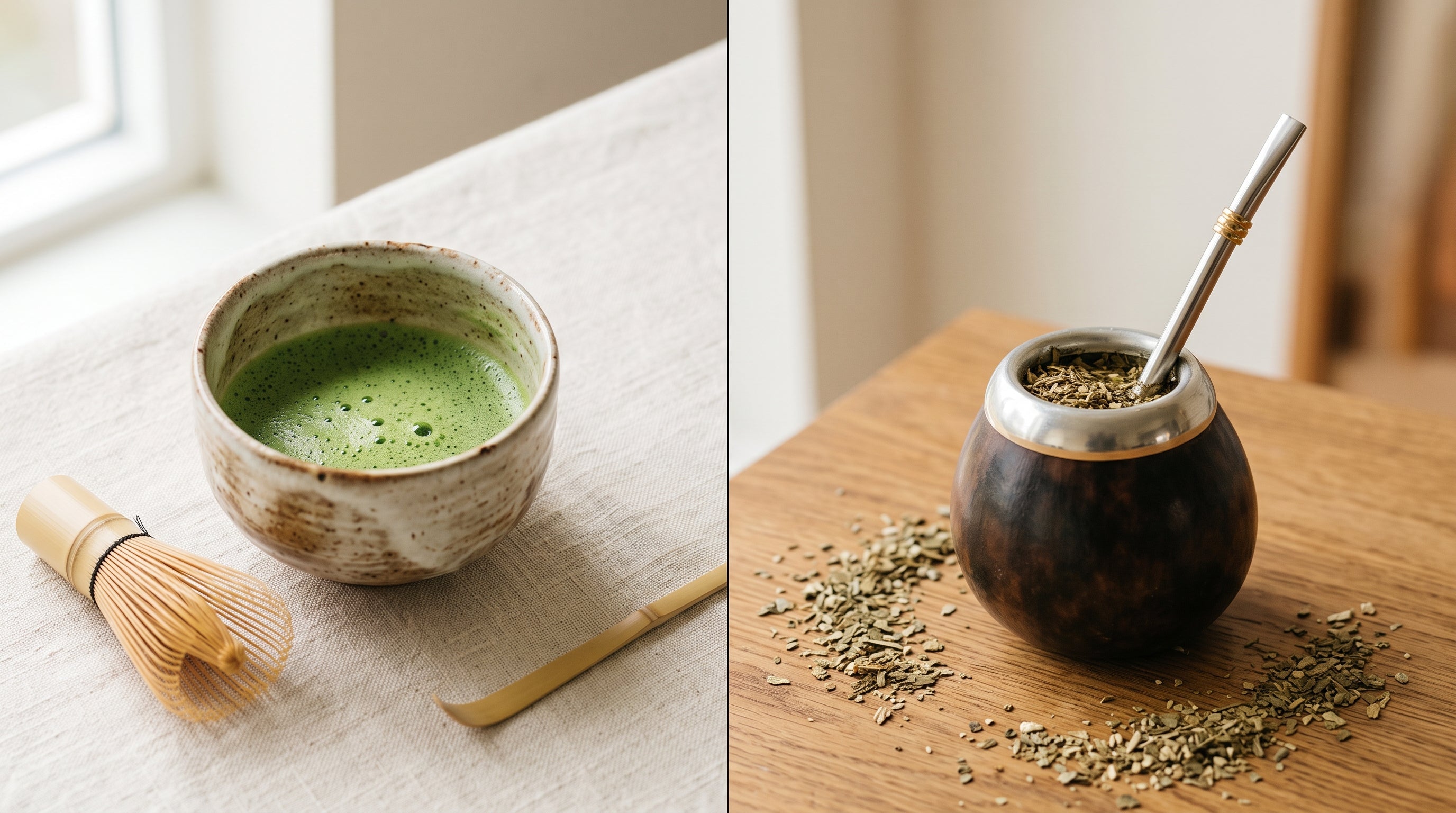 Matcha vs Yerba Mate: Caffeine, Nutrients, and How They Compare