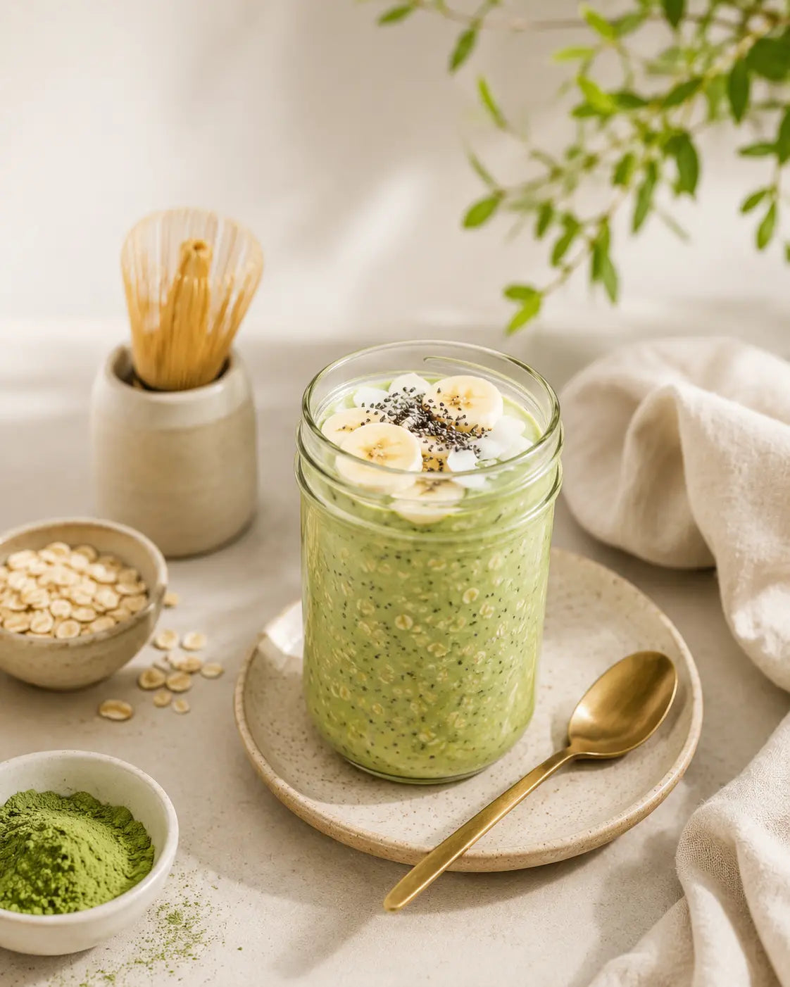 Matcha Overnight Oats: 5-Minute Prep, Zero Cooking
