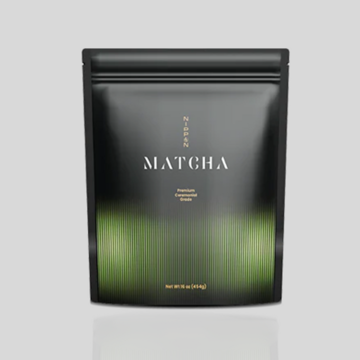 Nippon Matcha 16oz bulk — organic ceremonial-grade matcha from Uji, Kyoto
